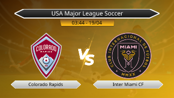 USA Major League Soccer Colorado Rapids VS Inter Miami CF
