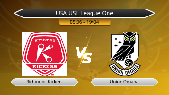 USA USL League One Richmond Kickers VS Union Omaha