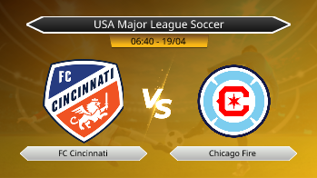 USA Major League Soccer FC Cincinnati VS Chicago Fire