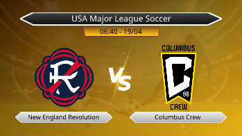 USA Major League Soccer New England Revolution VS Columbus Crew