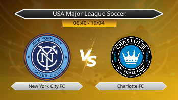 USA Major League Soccer New York City FC VS Charlotte FC