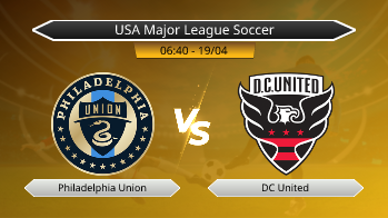 USA Major League Soccer Philadelphia Union VS DC United