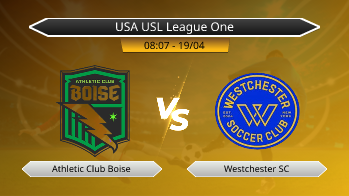 USA USL League One Athletic Club Boise VS Westchester SC