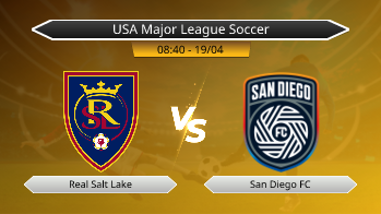 USA Major League Soccer Real Salt Lake VS San Diego FC