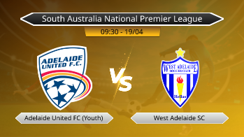 South Australia National Premier League Adelaide United FC (Youth) VS West Adelaide SC