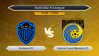 Australia A-League Auckland FC VS Central Coast Mariners FC