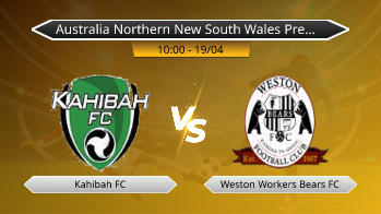 Australia Northern New South Wales Premier League Kahibah FC VS Weston Workers Bears FC