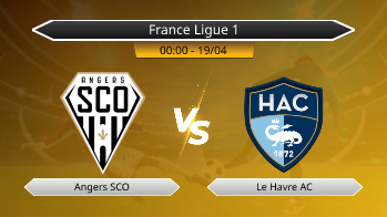 France Ligue 1 Angers SCO VS Le Havre AC