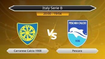 Italy Serie B Carrarese Calcio 1908 VS Pescara