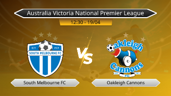 Australia Victoria National Premier League South Melbourne FC VS Oakleigh Cannons