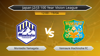 Japan J2/J3 100 Year Vision League Montedio Yamagata VS Vanraure Hachinohe FC
