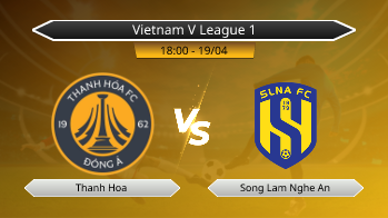 Vietnam V League 1 Thanh Hoa VS Song Lam Nghe An
