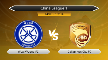 China League 1 Wuxi Wugou FC VS Dalian Kun City FC