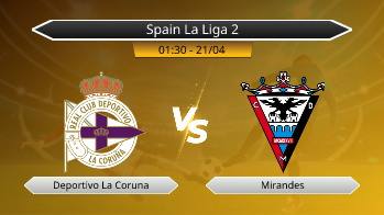 Spain La Liga 2 Deportivo La Coruna VS Mirandes