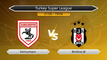 Turkey Super League Samsunspor VS Besiktas JK