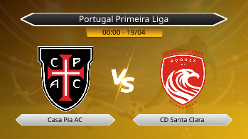 Portugal Primeira Liga Casa Pia AC VS CD Santa Clara