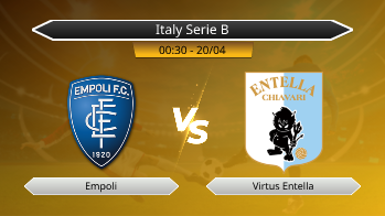 Italy Serie B Empoli VS Virtus Entella