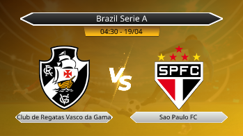 Brazil Serie A Club de Regatas Vasco da Gama VS Sao Paulo FC