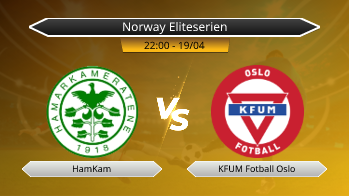 Norway Eliteserien HamKam VS KFUM Fotball Oslo