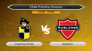 Chile Primera Division Coquimbo Unido VS Nublense