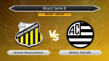 Brazil Serie B Gremio Novorizontino VS Athletic Club MG
