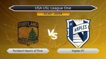 USA USL League One Portland Hearts of Pine VS Naples FC