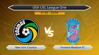 USA USL League One New York Cosmos VS Forward Madison FC