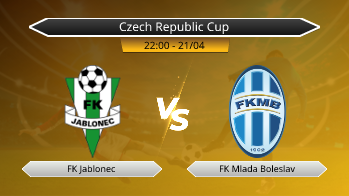 Czech Republic Cup FK Jablonec VS FK Mlada Boleslav