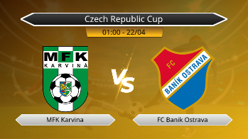 Czech Republic Cup MFK Karvina VS FC Banik Ostrava