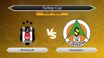 Turkey Cup Besiktas JK VS Alanyaspor