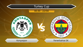 Turkey Cup Konyaspor VS Fenerbahce SK