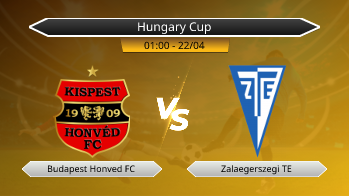 Hungary Cup Budapest Honved FC VS Zalaegerszegi TE
