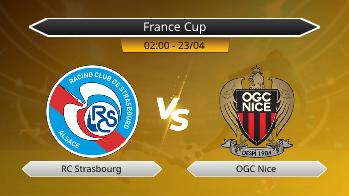 France Cup RC Strasbourg VS OGC Nice
