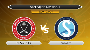 Azerbaijan Division 1 FK Agsu Difai VS Sabail FC