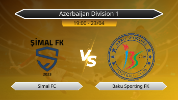 Azerbaijan Division 1 Simal FC VS Baku Sporting FK