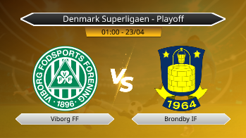 Denmark Superligaen - Playoff Viborg FF VS Brondby IF