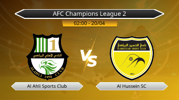 AFC Champions League 2 - Al Ahli Sports Club vs Al Hussein SC