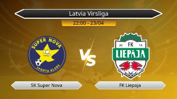 Latvia Virsliga SK Super Nova VS FK Liepaja
