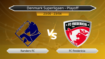 Denmark Superligaen - Playoff Randers FC VS FC Fredericia