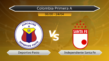 Colombia Primera A Deportivo Pasto VS Independiente Santa Fe