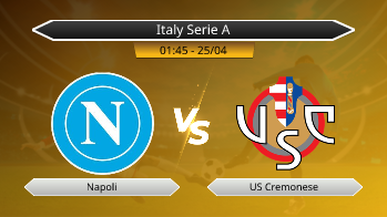 Italy Serie A Napoli VS US Cremonese