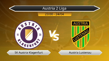 Austria 2 Liga SK Austria Klagenfurt VS Austria Lustenau
