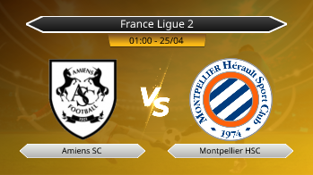 France Ligue 2 Amiens SC VS Montpellier HSC