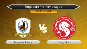Singapore Premier League Tampines Rovers VS Young Lions