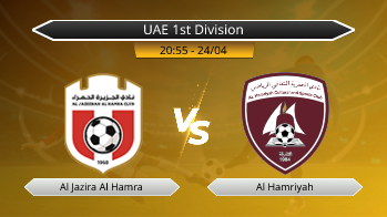 UAE 1st Division Al Jazira Al Hamra VS Al Hamriyah