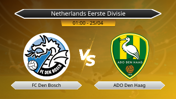 Netherlands Eerste Divisie FC Den Bosch VS ADO Den Haag