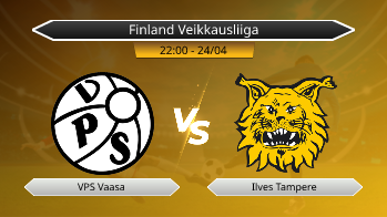 Finland Veikkausliiga VPS Vaasa VS Ilves Tampere