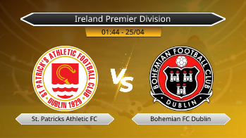 Ireland Premier Division St. Patricks Athletic FC VS Bohemian FC Dublin