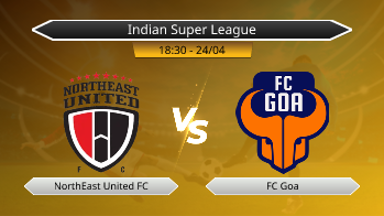 Indian Super League NorthEast United FC VS FC Goa