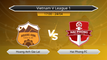 Vietnam V League 1 - Hoang Anh Gia Lai vs Hai Phong FC
